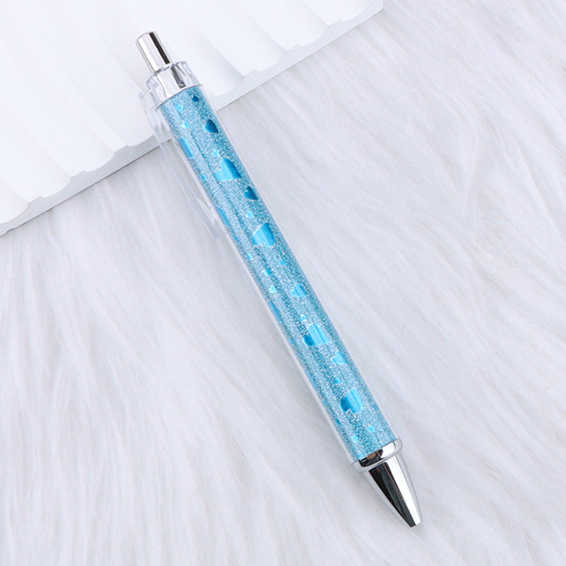 Wholesale Pink Bow Heart Roll Paper Ballpoint Pen