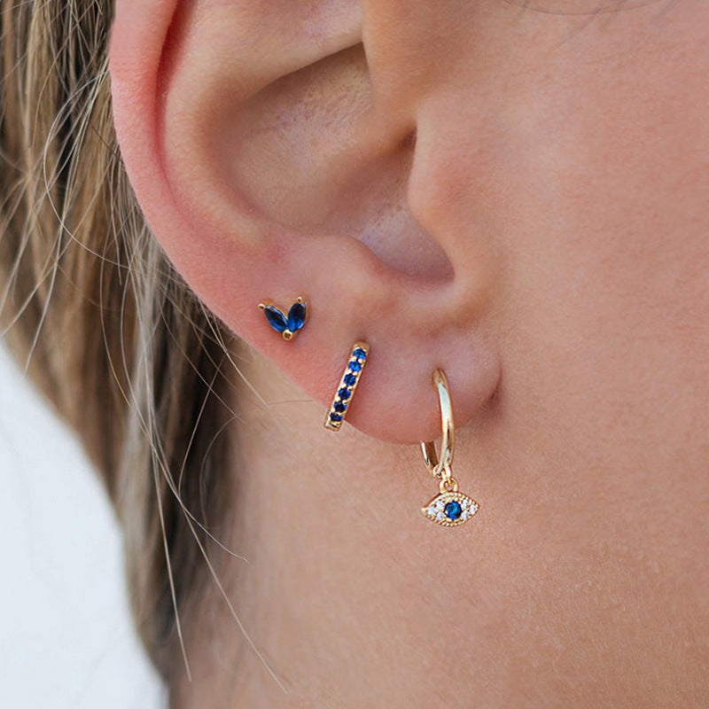 Wholesale Evil Eye Earring Set