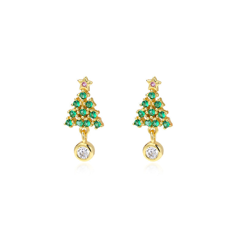 Wholesale Christmas Tree Necklaces Earrings ACC-ES-YuanFan001