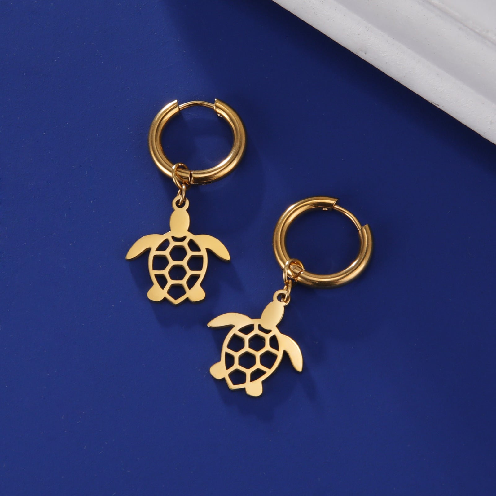 Wholesale Turtle Earrings and Stainless Steel Earrings Accessories ACC-ES-QiJu001