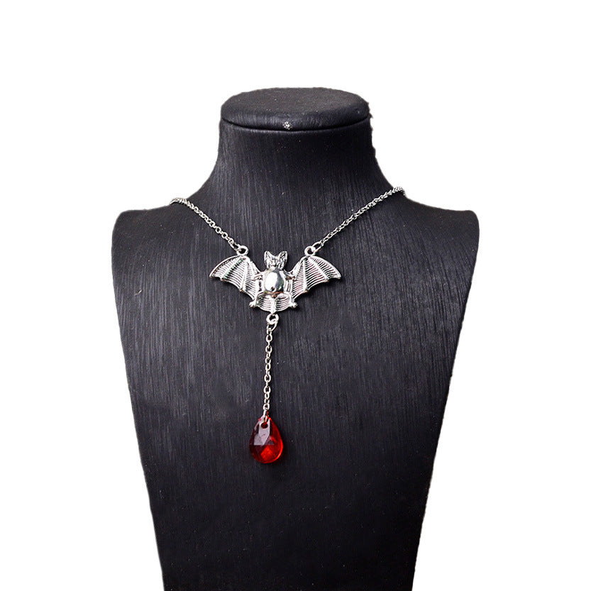 Wholesale Zinc Alloy Electroplated Bat Earrings Retro Gothic  Party Fashion Accessory