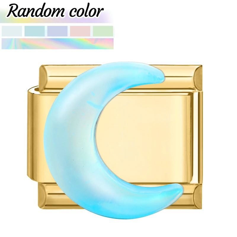 Wholesale Italian Charm Bracelet 9mm DIY Splicing Cute Creative Stainless Steel Composable Bracelet