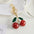 Wholesale Cherry Fruit Bag Pendant Cherry Keychain