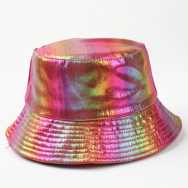 Wholesale  PU Leather Color Fisherman Hat Bucket Hat