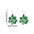 Wholesale St. Patrick's Day Earrings Green Clover Hat Earrings