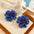 Wholesale resin hand painted petals earrings
