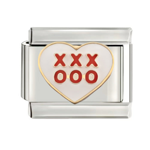 Wholesale 9mm Italian Charm Starter Bracelets DIY square Single Section Creative Stainless Steel Composable Bracelet