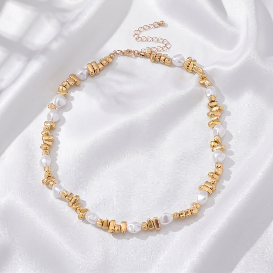 Wholesale Baroque Irregular Pearl Choker Necklace with Star Tassel - Fashion Accessory Gift