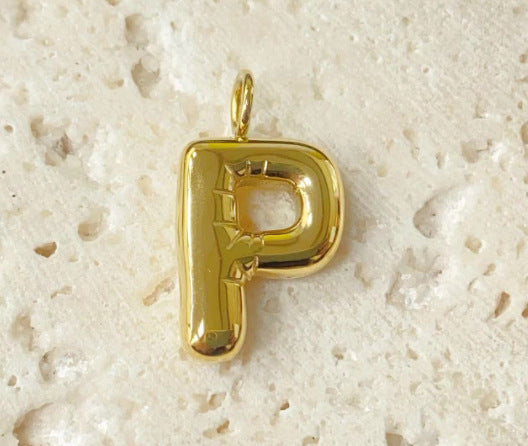Wholesale Stainless steel bubble letter pendant