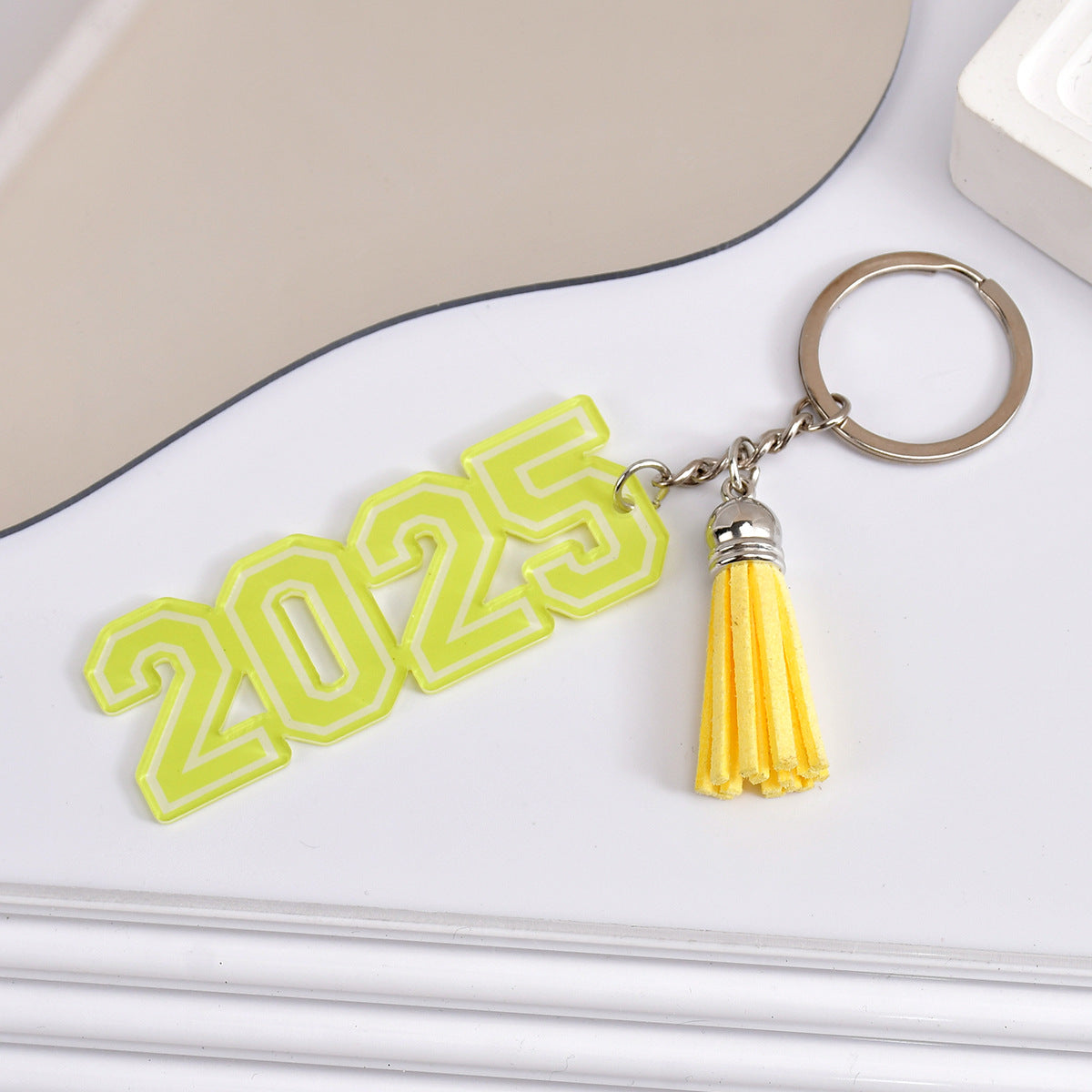 Wholesale  Creative Lover Graduation Acrylic Keychain