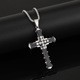 Wholesale Titanium Steel  Cross Necklace  Hip-Hop All-Match Pendant Necklaces