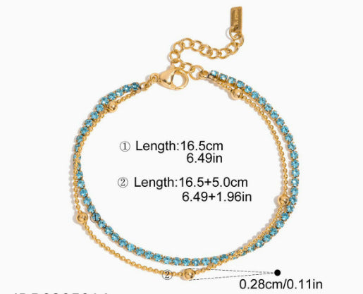 Wholesale Women S Evil Eye Stainless Steel Bracelet With Rhinestone Accents Vacation Style Party Jewelry Fashion Accessory