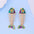 Wholesale Enamel Diamond Fish Earrings