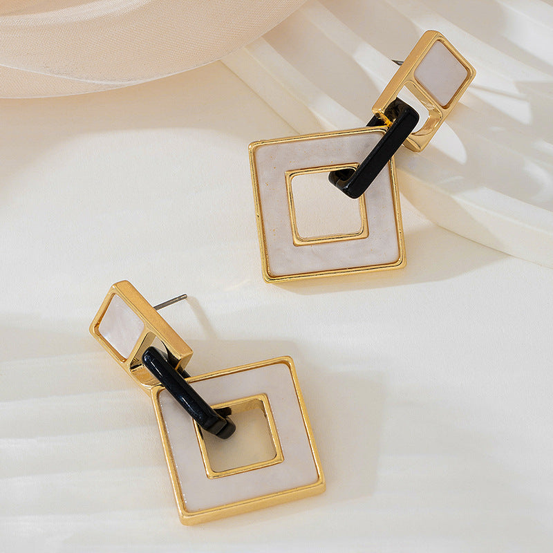 Boucles d'oreilles en gros acrylique en acrylique