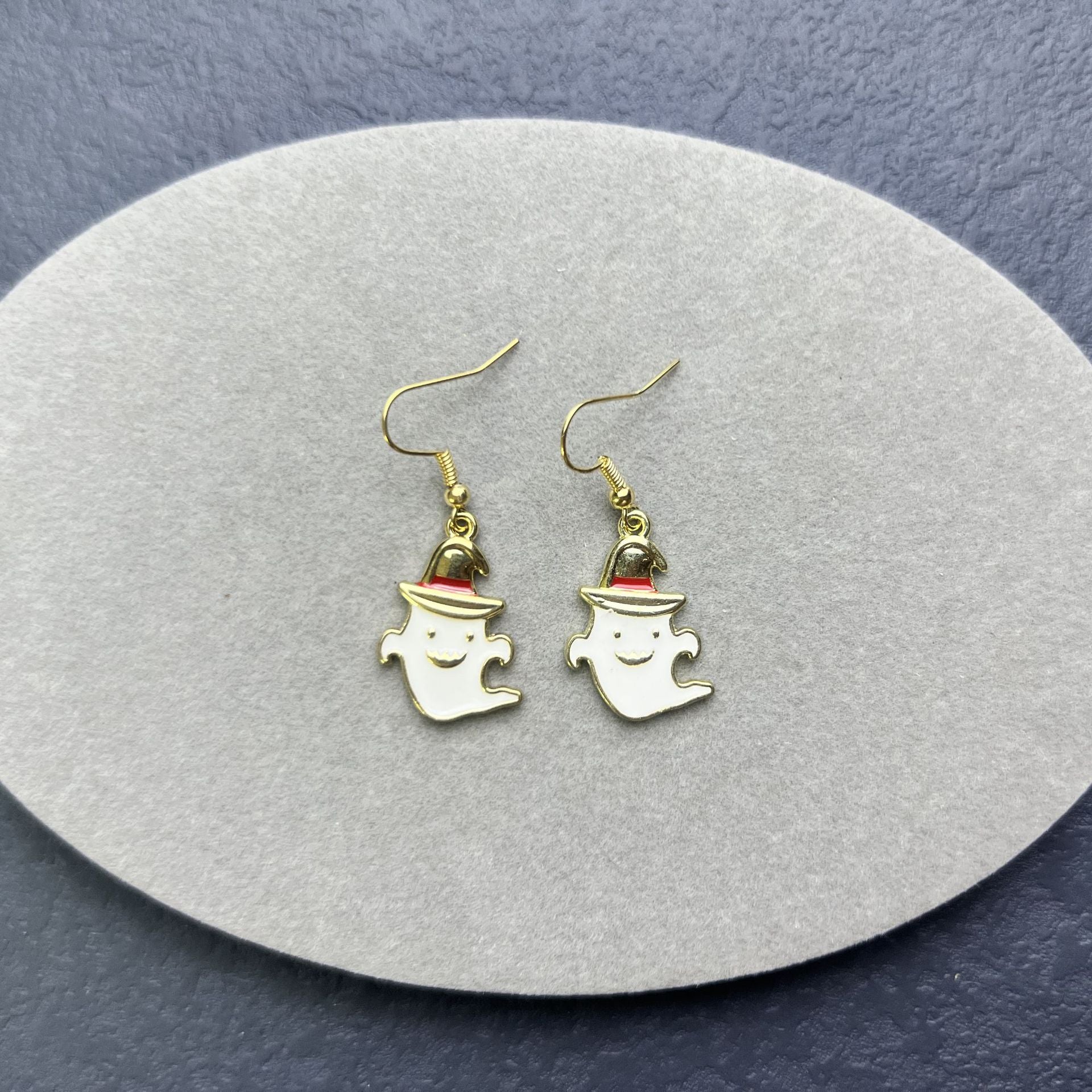 Wholesale Halloween Ghost Pumpkin Spider Witch Spoof Earrings ACC-ES-Nanh001