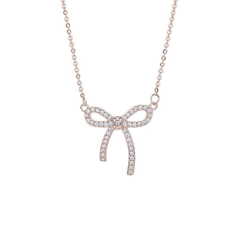 Wholesale Alloy Bow Necklaces