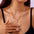Wholesale Beach Shell Necklace Shell Double Layer Overlapping Necklace Clavicle Chain