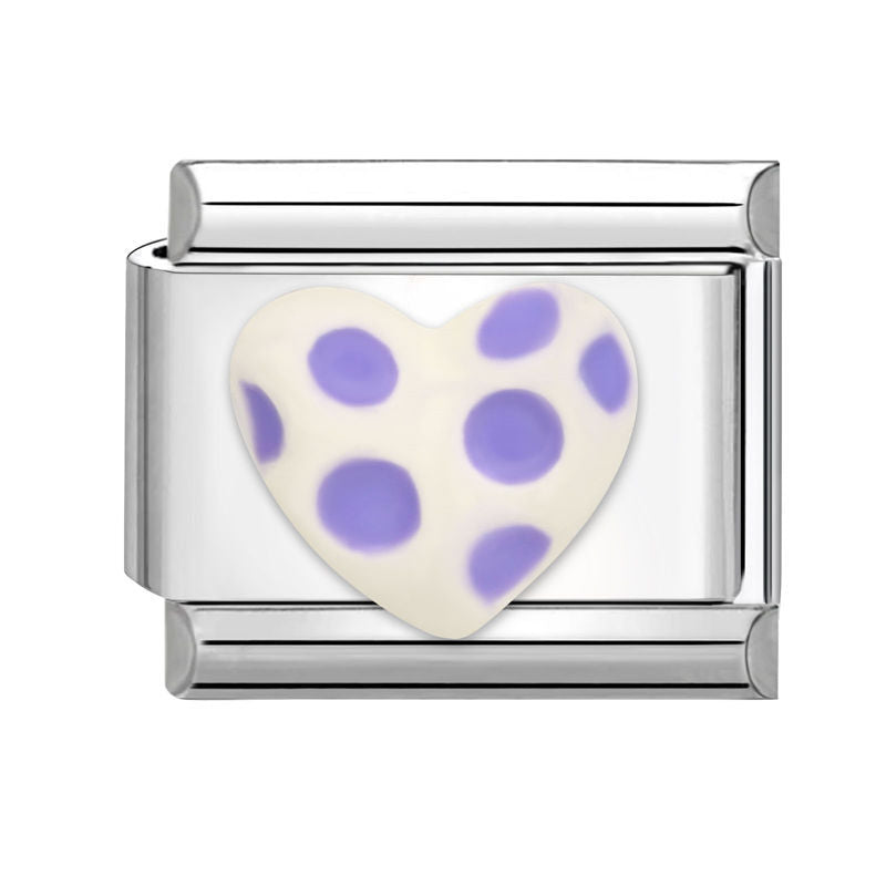 Wholesale  Italian modular bracelet 9mm DIY splicing detachable stainless steel letter flower combinable bracelet