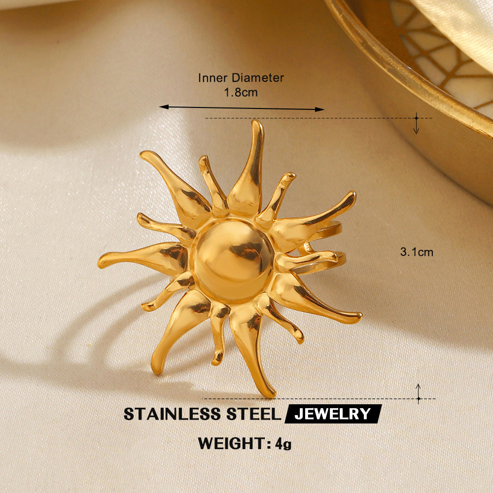 Wholesale Stainless Steel Fashion Rings with Heart,  Starfish,  and Butterfly Motifs Chic Jewelry Accessory for Gifts