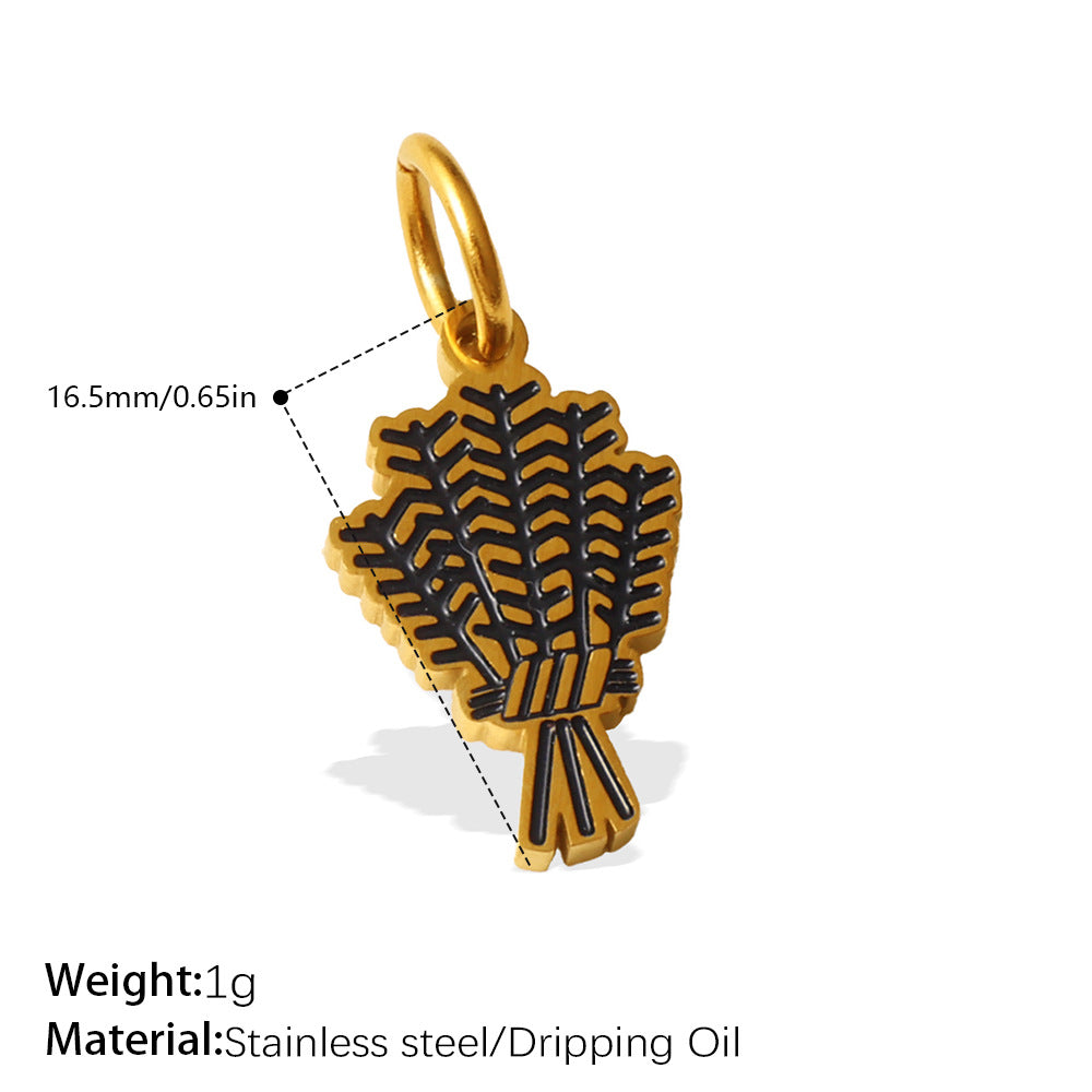 Wholesale plant series dripping  Charms for Jewelry