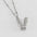 Wholesale  bubble letter necklace 18K stainless steel English letter pendant jewelry