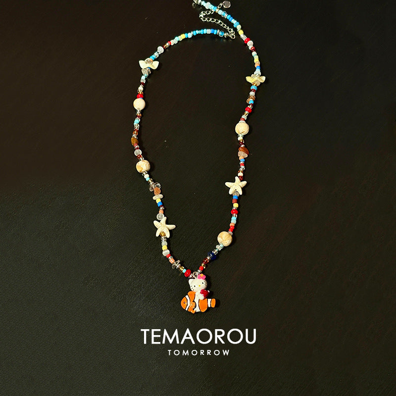 Wholesale Beaded Necklace Marine Series  Necklace