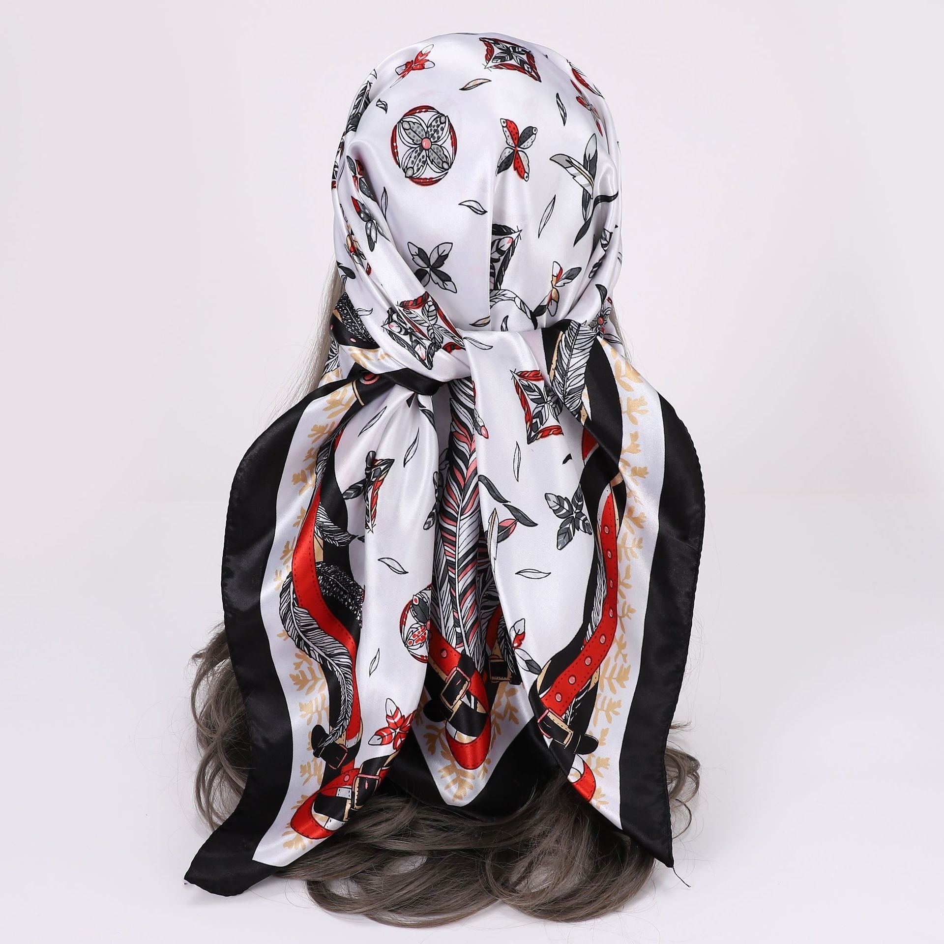 Wholesale 90* 90CM square scarf silk scarf
