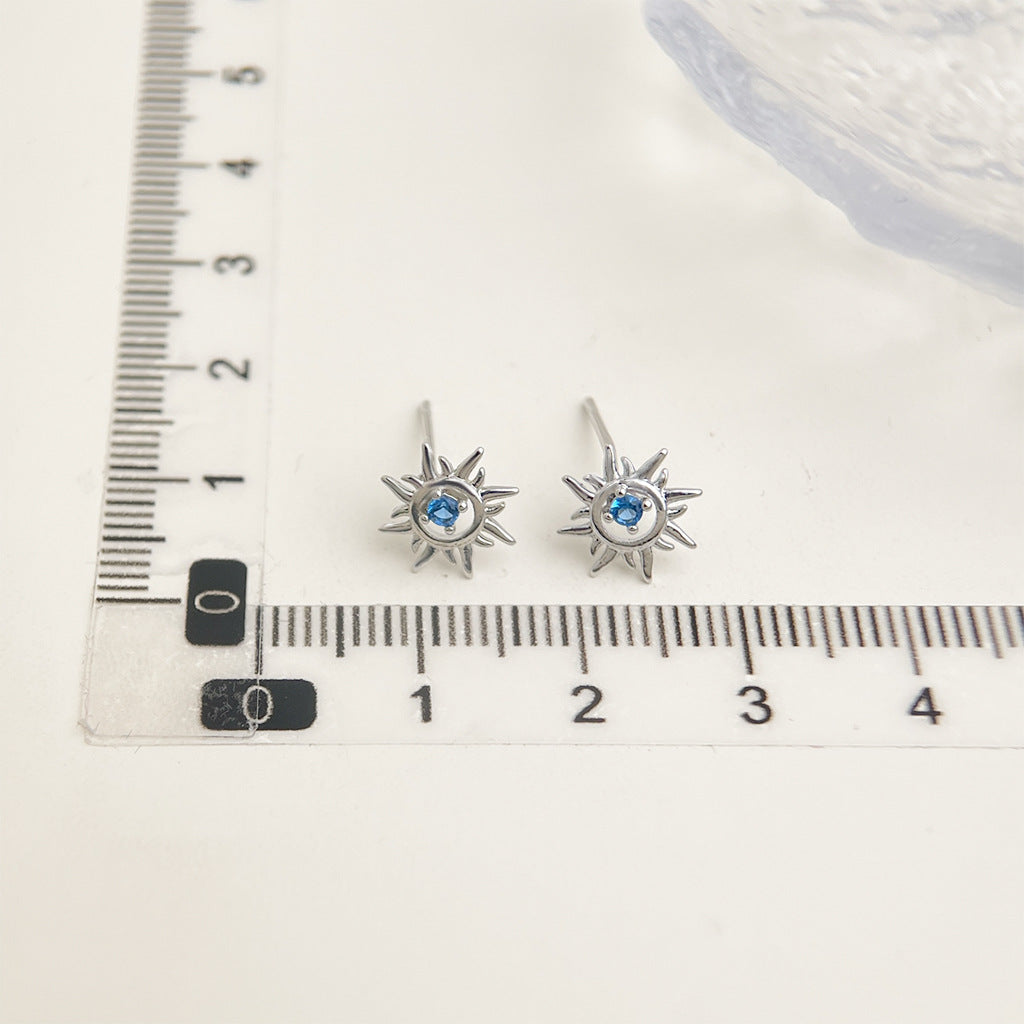 Wholesale  blue zircon earrings