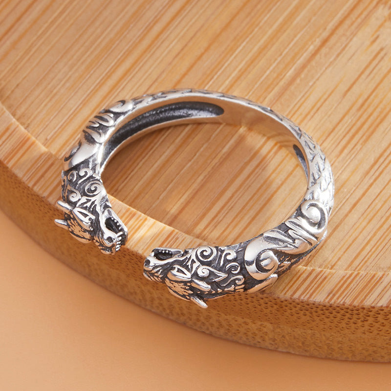 Wholesale  Retro Personalized Dragon Ring