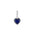 Wholesale 925 sterling silver twelve birthstone heart necklace