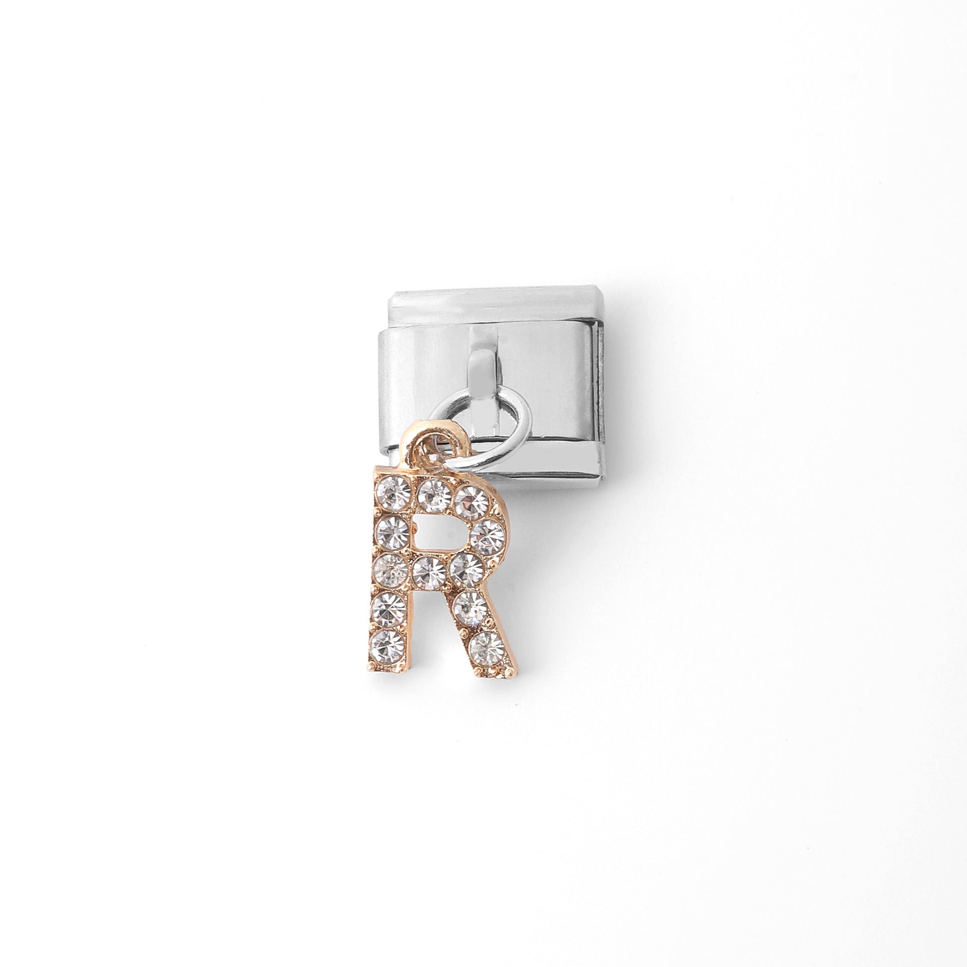 Wholesale 2pcs Italian Charm Bracelet 9mm DIY Spliced Removable Stainless Steel Letters Composable Bracelet ACC-BT-XY027