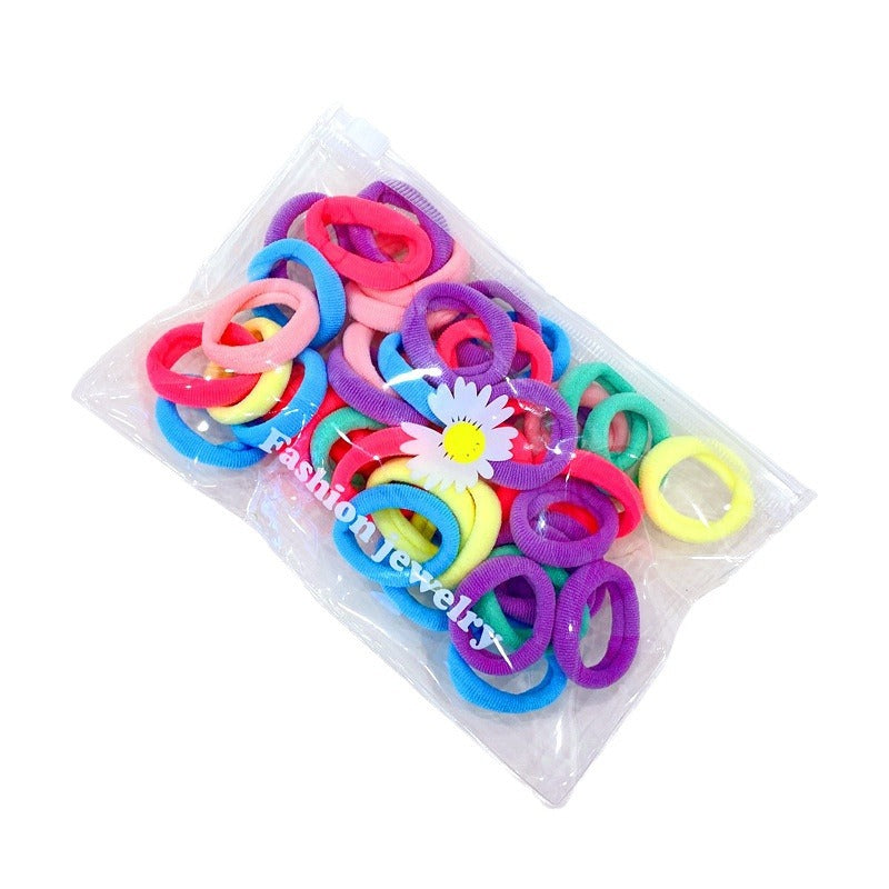 Wholesale 50pcs Children's Spandex Hair Scrunchies ACC-HS-Mengz001