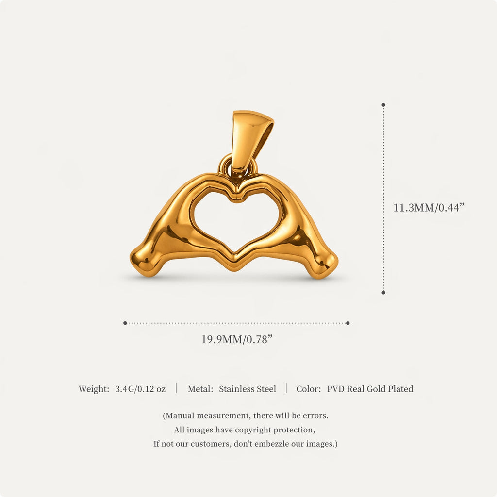 Wholesale Fashion Plant Pendant Stainless Steel Gold Plated Irregular DIY Accessory Bag Charm Everyday Wear Or Boutique Resale