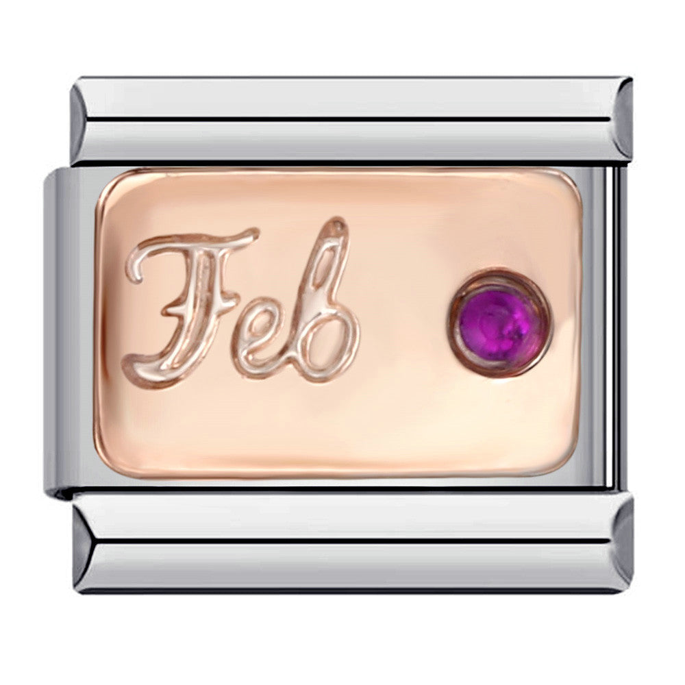 Wholesale Italian Charm Bracelet 9mm DIY Splicing Removable Colorful 12 Birthstones Stainless Steel Composable Bracelet