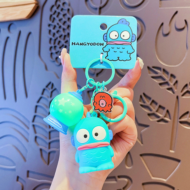 Wholesale Cartoon Ku Ku PVC Soft Keychain Creative Keychain ACCVIP-KC-HangLi009