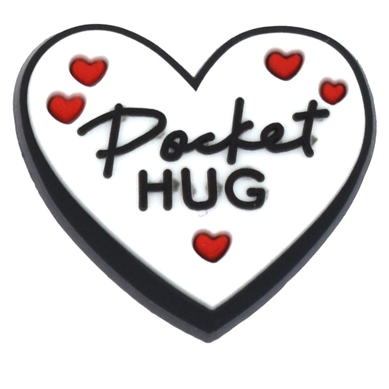 Wholesale Random 100pcs  cartoon toothbrush   PVC Soft Rubber Shoe Buckle Decoration