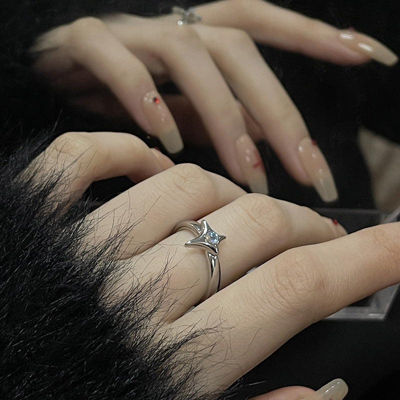 Wholesale Vintage Oil Dripping Copper Open Adjustable Finger Rings ACC-RS-JiuHao030