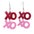 Wholesale Valentine's Day Love Hollow Heart-shaped earrings