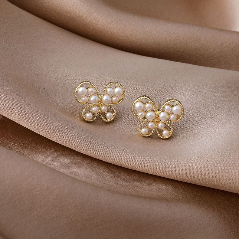 Wholesale Baroque Shaped Pearl Pendant Earrings ACC-ES-Tongs001