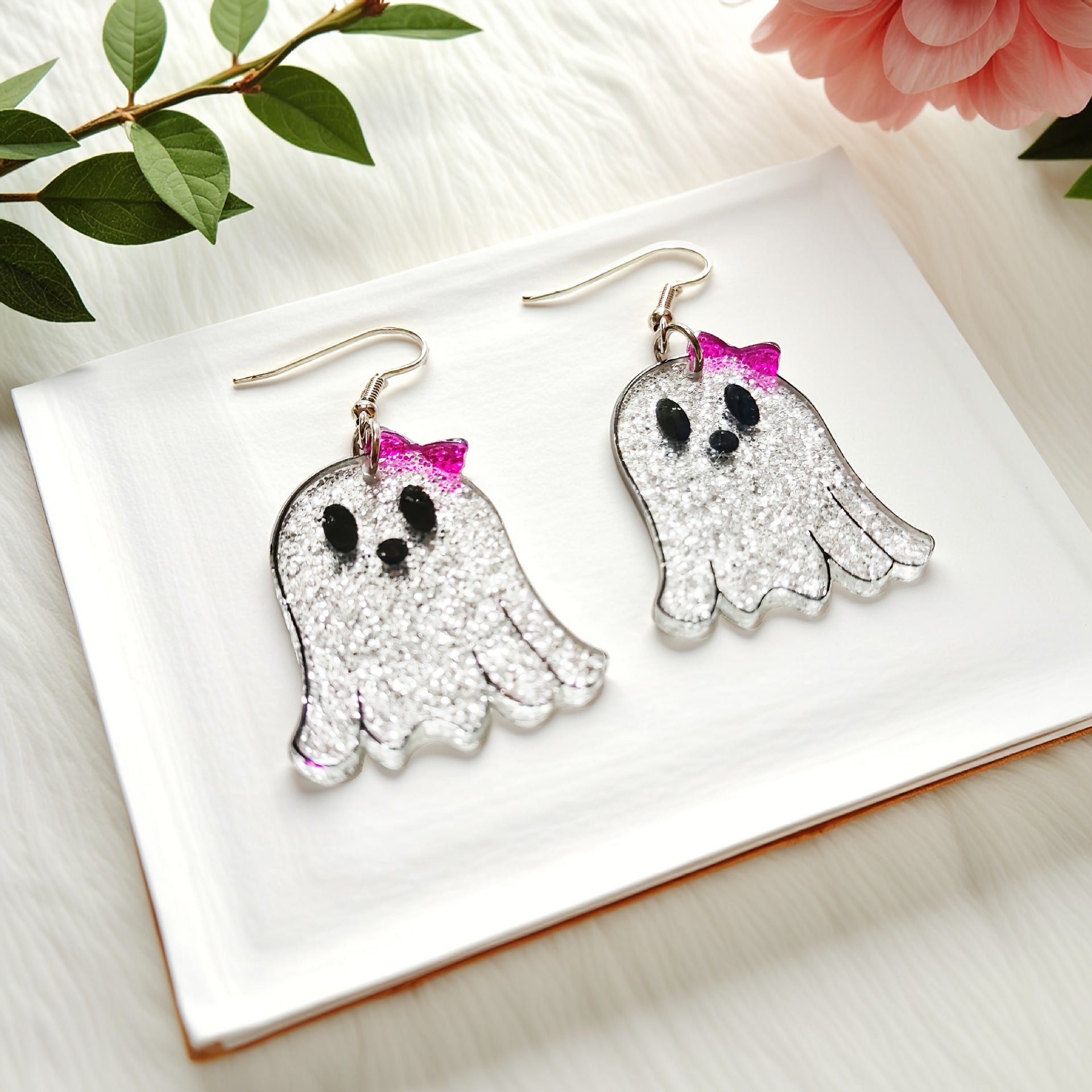 Wholesale   Creative Ghost Acrylic Earrings