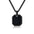 Wholesale small cube brand titanium steel necklace