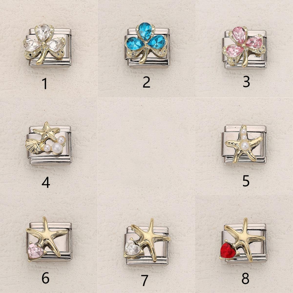 Bracelet de charme italien 10pcs 10pcs 9 mm BRACEULEMENT DE COLAVE D'ÉPOSSION DU COLAVE