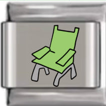 Wholesale  Italian Charm Bracelet 9mm DIY  sunflower lounge chair Creative Stainless Steel Composable Bracelet