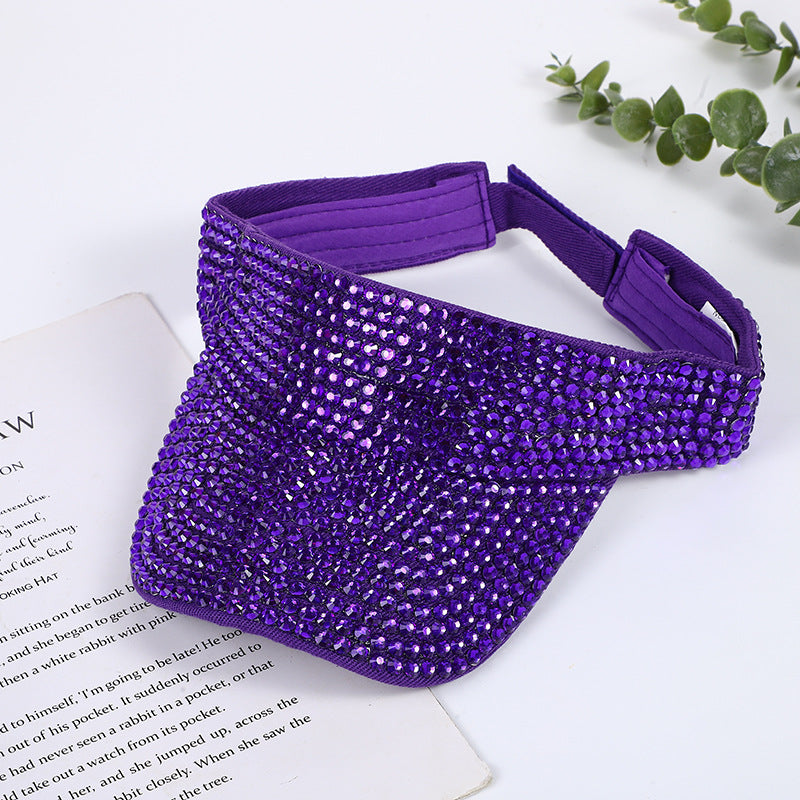 Wholesale Fashion Empty Top Hat Rhinestone Hat Summer Hat ACC-HT-MeiJiao001