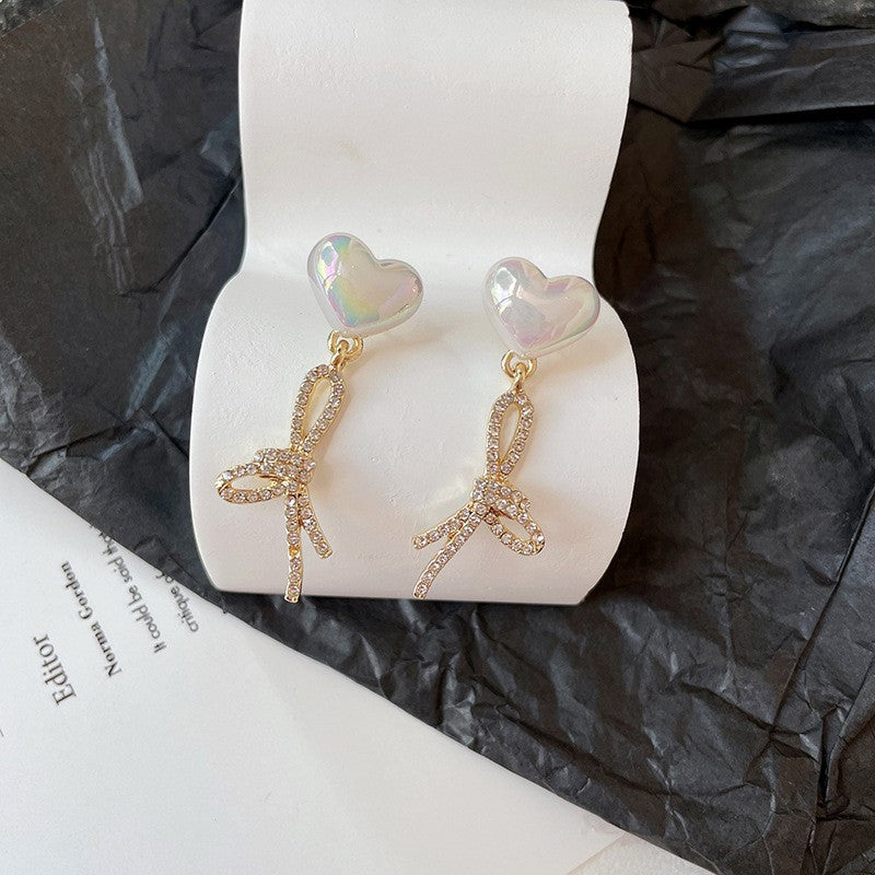 Wholesale s925 silver needle long square tassel earrings