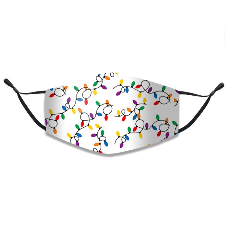 Wholesale Western Style Aztec Christmas Three-layer Cotton Mask Adult Dustproof Warm Breathable Mask ACC-MK-HY002