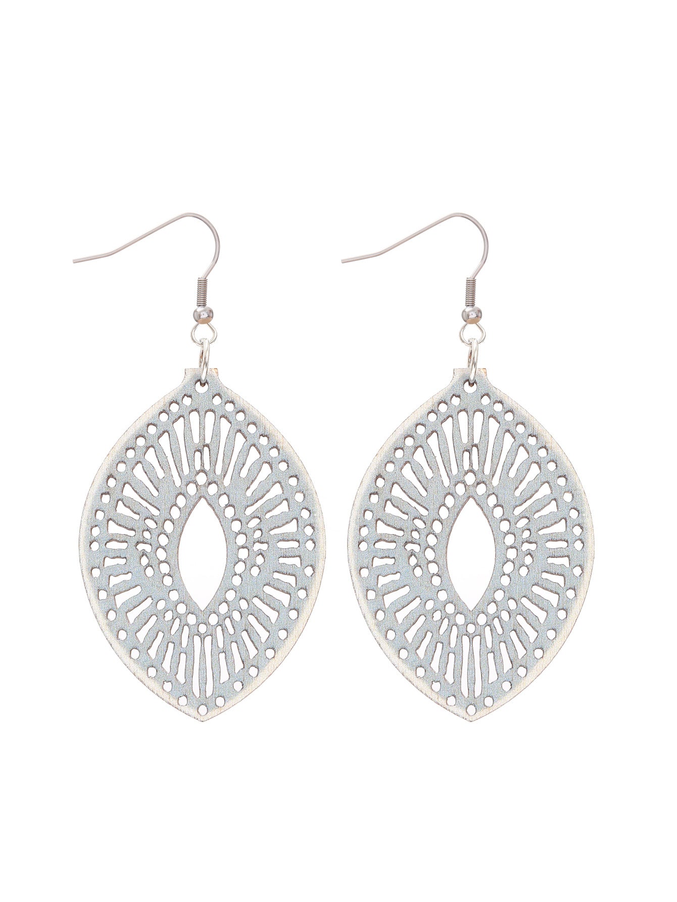Wholesale Bohemian Vintage Sunflower Sunflower Hollow Wooden Earrings