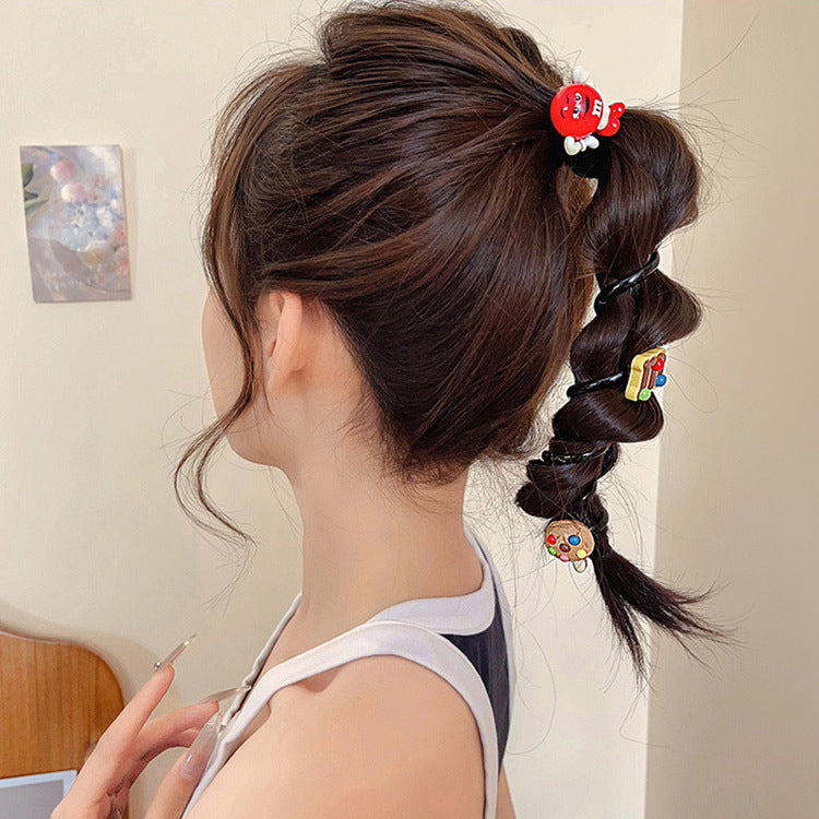 Wholesale Cartoon Funny Telephone Line Hair Scrunchies ACC-HS-Hanl007