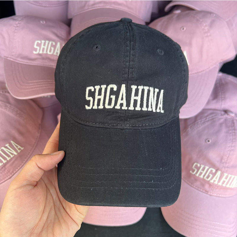 Wholesale Dried Rose Pink Letters Embroidered Baseball Cap ACC-HT-Yizhan003