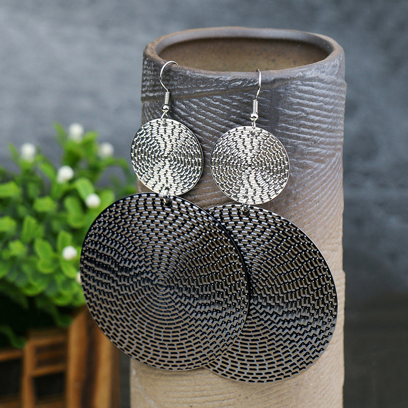 Wholesale Retro Round Circle Earrings,  European Style